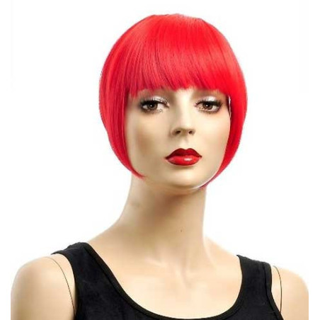 Frange à clips 15cm Couleur Rouge