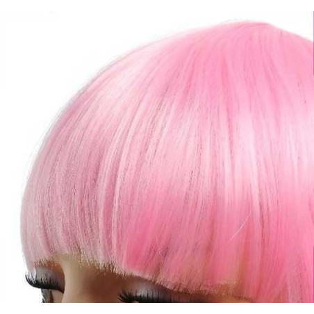 Frange à clips 15cm Couleur Rose