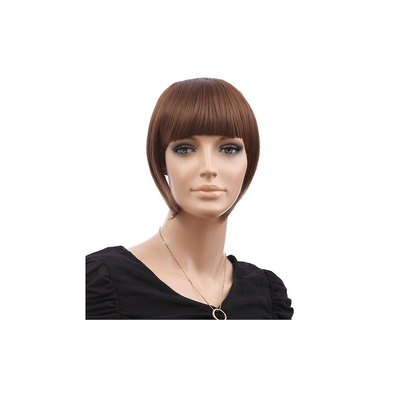 Frange à clips 15cm Couleur 6 - Châtain clair