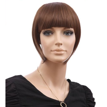 Frange à clips 15cm Couleur 6 - Châtain clair