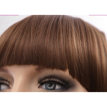 Frange à clips 15cm Couleur 6 - Châtain clair
