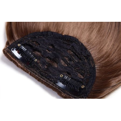 Frange à clips 15cm Couleur 6 - Châtain clair