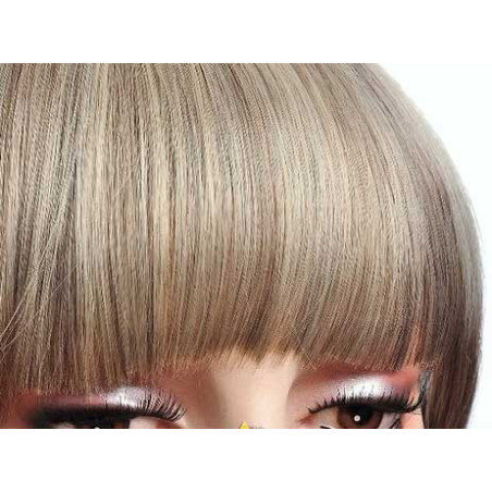 Frange à clips Couleur 4/613 - Châtain foncé méché blond clair