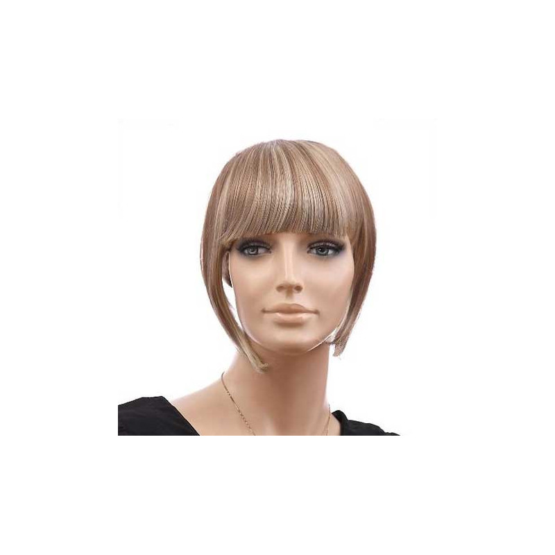 Frange à clips Couleur 6/613 - Châtain clair méché blond Frange à clips Couleur 6/613 - Châtain clair méché blond