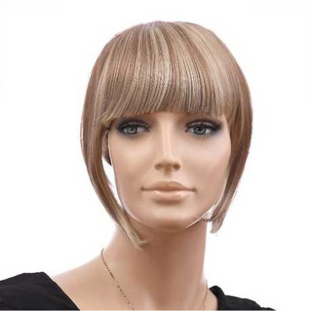 Frange à clips Couleur 6/613 - Châtain clair méché blond
