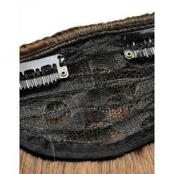 Frange à clips Couleur 1B/6 - Brun méché châtain