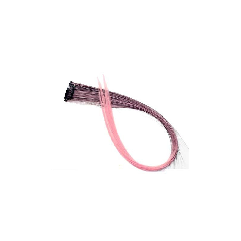 Extension Gardien Color 1 clip 55cm Couleur B22 - Châtain méché Rose / Rose clair Extension Gardien Color 1 clip 55cm Couleur B22 - Châtain méché Rose / Rose clair