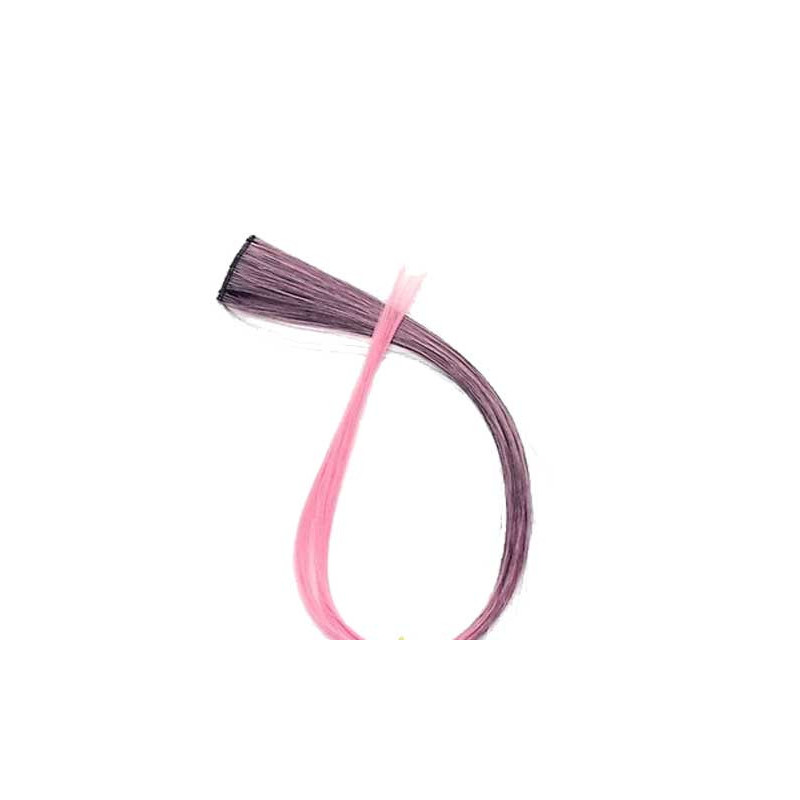 Extension Gardien Color 1 clip 55cm Couleur B27 - Châtain méché Rose / Rose Extension Gardien Color 1 clip 55cm Couleur B27 - Châtain méché Rose / Rose