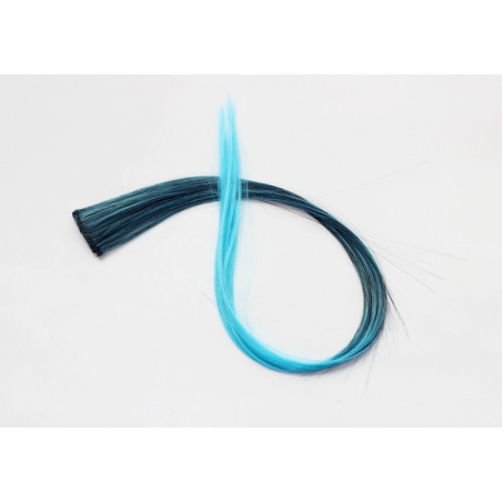Extension Gardien Color 2 clips 55cm Couleur B20 - Brun méché Turquoise / Turquoise