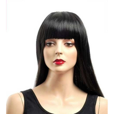 Frange à clips 15cm Couleur 1B - Noir ténèbres