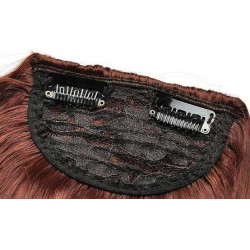 Frange à clips 15cm Couleur 30 - Châtain cuivre doux
