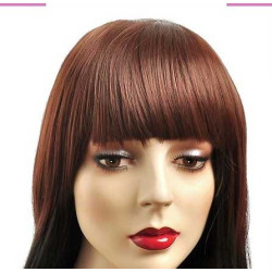 Frange à clips 15cm Couleur 30 - Châtain cuivre doux