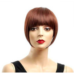Frange à clips 15cm Couleur 30 - Châtain cuivre doux