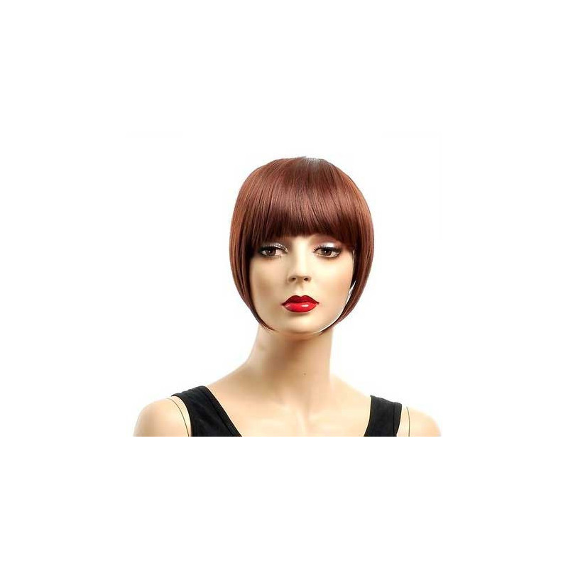Frange à clips 15cm Couleur 30 - Châtain cuivre doux Frange à clips 15cm Couleur 30 - Châtain cuivre doux