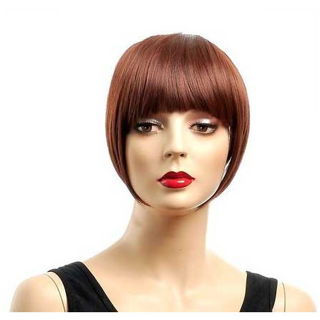 Frange à clips 15cm Couleur 30 - Châtain cuivre doux