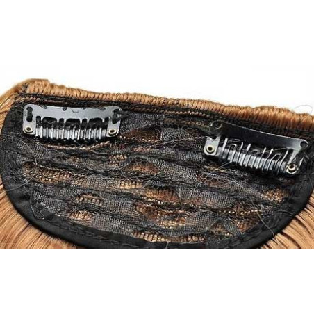 Frange à clips 15cm Couleur 16 - Châtain noisette