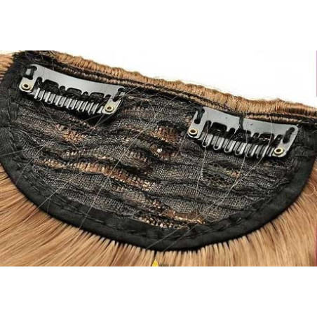 Frange à clips 15cm Couleur 18 - Châtain très clair