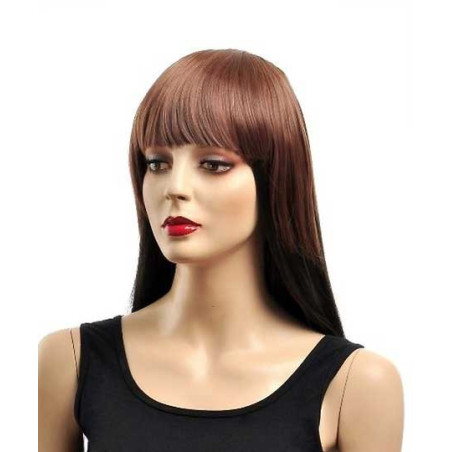 Frange à clips 15cm Couleur 5 - Châtain moyen cuivré