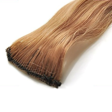Mèche extension à clips 2 clips 55cm Couleur 18 - Châtain très clair