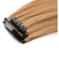 Mèche extension à clips 2 clips 55cm Couleur 27 - Blond moyen