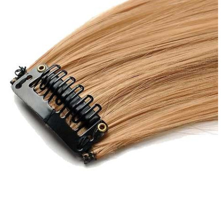 Mèche extension à clips 2 clips 55cm Couleur 27 - Blond moyen