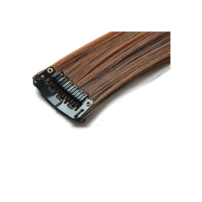 Mèche extension à clips 2 clips 55cm Couleur 1B/30 - Brun méché cuivre Mèche extension à clips 2 clips 55cm Couleur 1B/30 - Brun méché cuivre