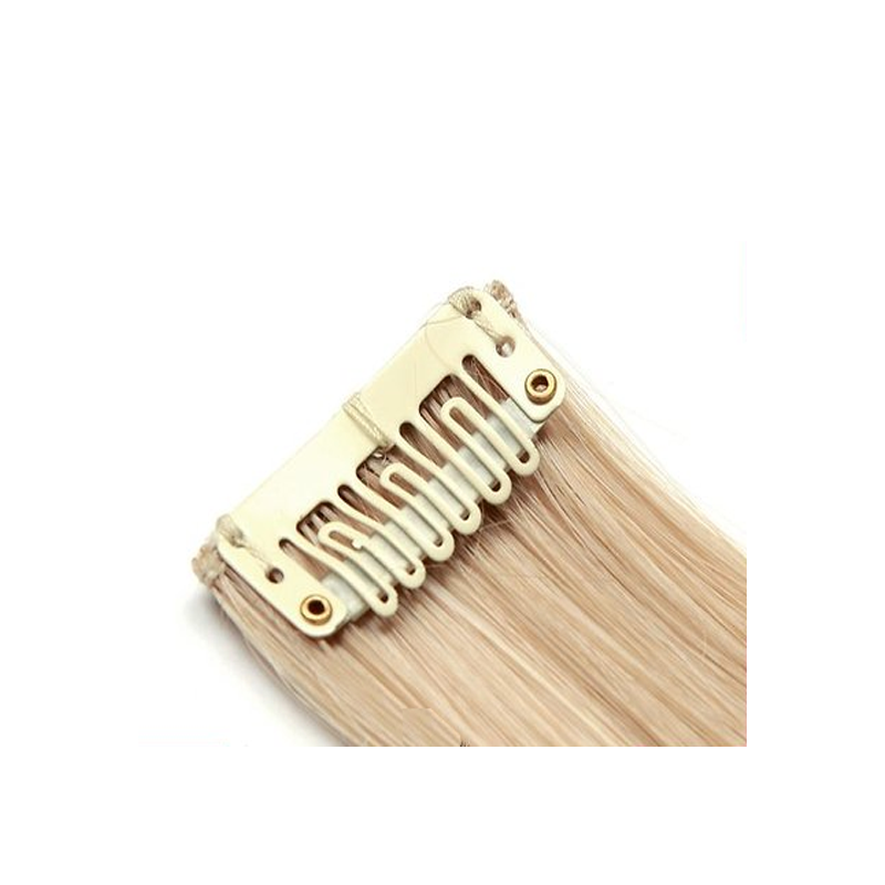 Mèche extension à clips 3 clips 55cm Couleur 27T/613 - Blond méché Mèche extension à clips 3 clips 55cm Couleur 27T/613 - Blond méché