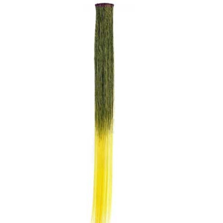 Extension Gardien Color 2 clips 55cm Couleur K11 - Brun méché Jaune / Jaune