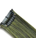 Extension Gardien Color 2 clips 55cm Couleur K11 - Brun méché Jaune / Jaune Extension Gardien Color 2 clips 55cm Couleur K11 - Brun méché Jaune / Jaune