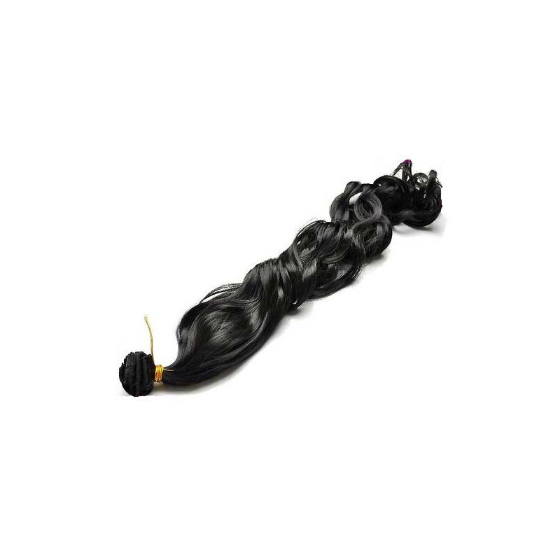 Tissage Ondulé 25cm Couleur 1B - Noir ténèbres Tissage Ondulé 25cm Couleur 1B - Noir ténèbres