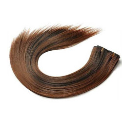 Tissage Lisse 25cm Couleur 1B/30 - Brun méché cuivre