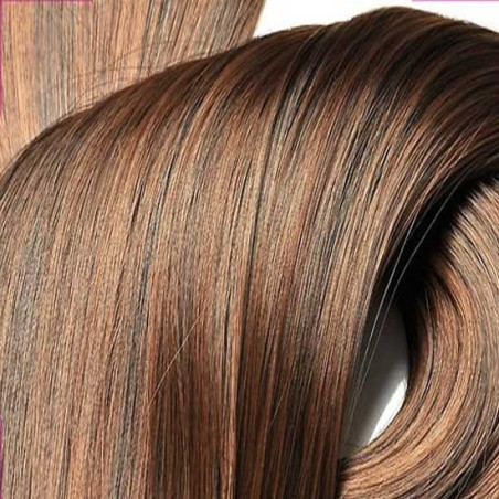 Tissage Lisse 25cm Couleur 1B/30 - Brun méché cuivre