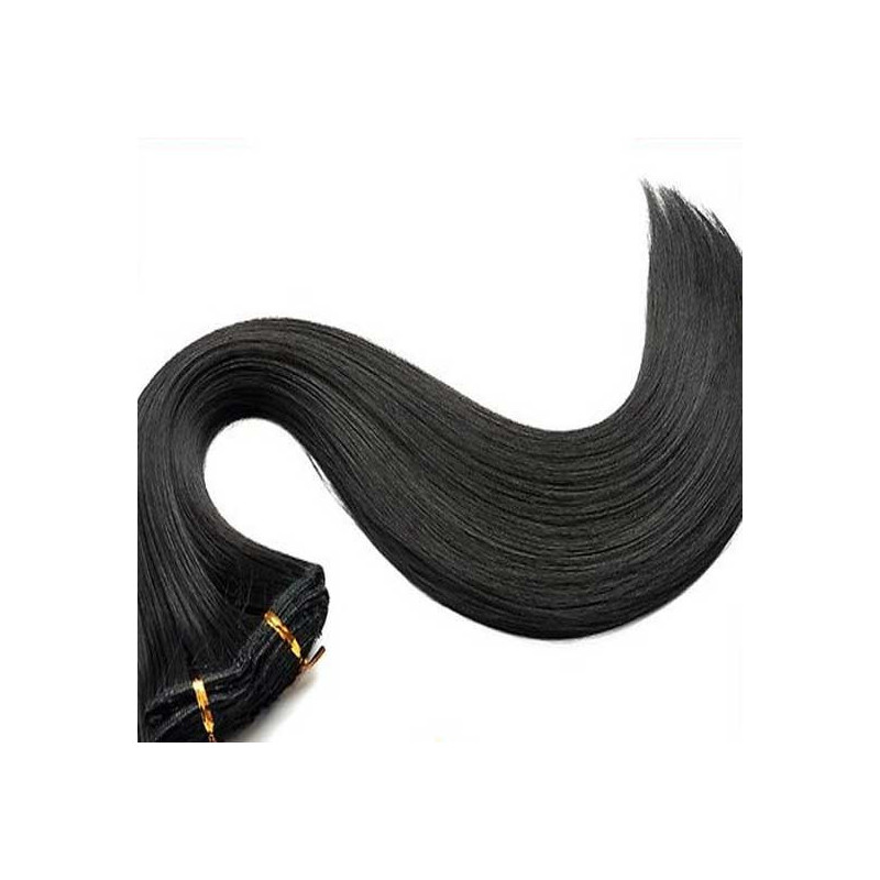 Tissage Lisse 45cm Couleur 2 - Noir Brun Tissage Lisse 45cm Couleur 2 - Noir Brun