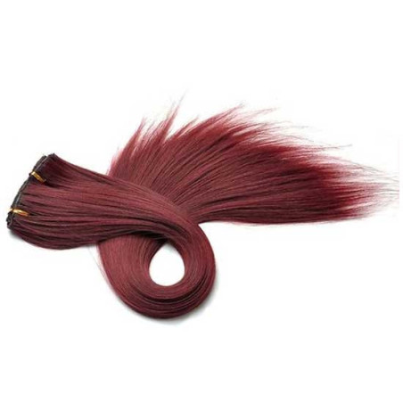 Tissage Lisse 45cm Couleur 37 - Acajou