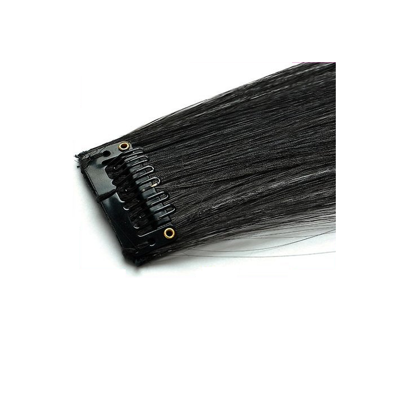 Mèche extension à clips 3 clips 55cm Couleur 2 - Noir Brun Mèche extension à clips 3 clips 55cm Couleur 2 - Noir Brun
