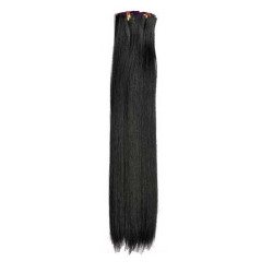 Tissage Lisse 60cm Couleur 2 - Noir Brun