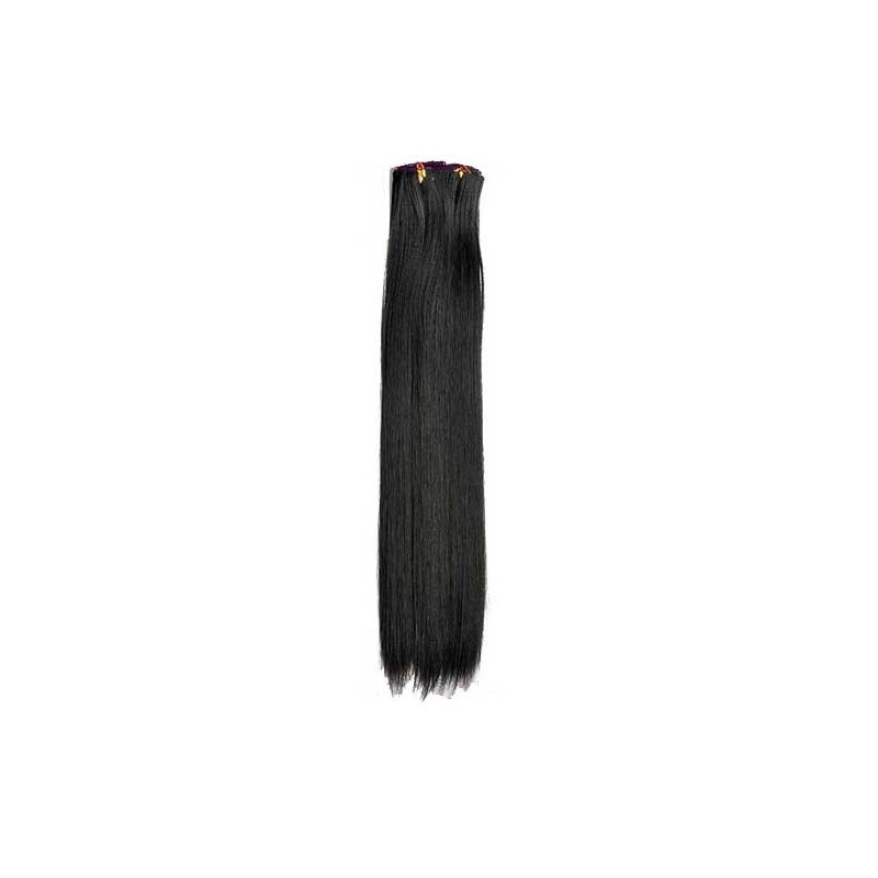 Tissage Lisse 60cm Couleur 2 - Noir Brun Tissage Lisse 60cm Couleur 2 - Noir Brun