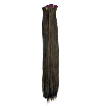 Tissage Lisse 60cm Couleur 1B/6 - Brun méché châtain