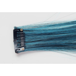 Extension Gardien Color 2 clips 55cm Couleur B20 - Brun méché Turquoise / Turquoise