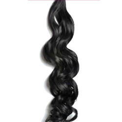 Tissage Ondulé 60cm Couleur 1B - Noir ténèbres