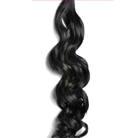 Tissage Ondulé 60cm Couleur 1B - Noir ténèbres