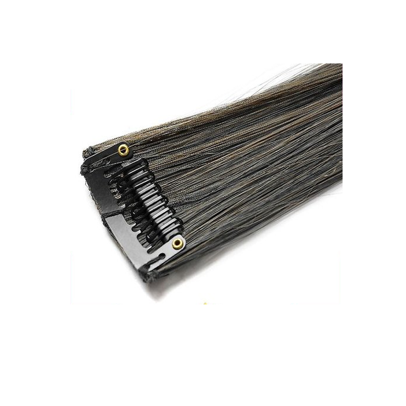 Mèche extension à clips 3 clips 55cm Couleur 1B/6 - Brun méché châtain Mèche extension à clips 3 clips 55cm Couleur 1B/6 - Brun méché châtain