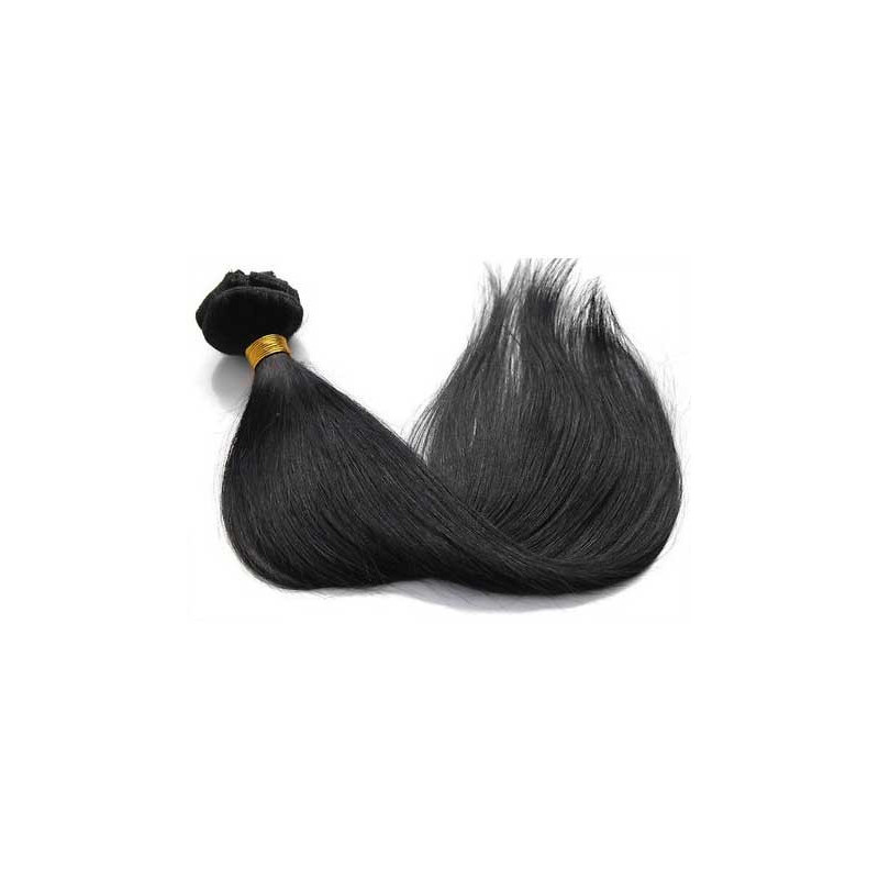 Kit extension naturel diamond lisse 55cm Couleur 1N - Noir Brun Kit extension naturel diamond lisse 55cm Couleur 1N - Noir Brun