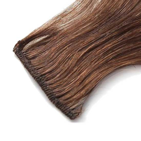 Kit extension naturel diamond lisse 55cm Couleur 6N - Châtain cuivré