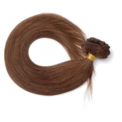 Kit extension naturel diamond lisse 55cm Couleur 6N - Châtain cuivré