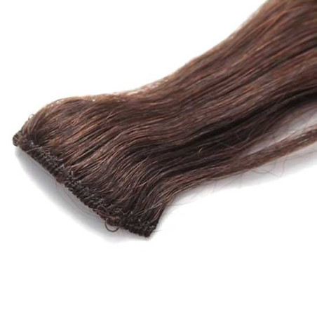 Kit extension naturel diamond ondulé 55cm Couleur 4N - Auburn Châtain