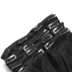 Kit extension naturel diamond ondulé 55cm Couleur 1N - Noir Brun