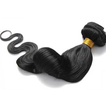 Kit extension naturel diamond ondulé 55cm Couleur 1N - Noir Brun