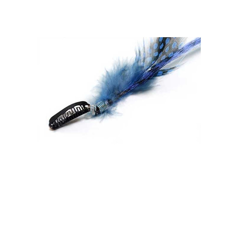 Extension plume 35cm Couleur Bleue Extension plume 35cm Couleur Bleue