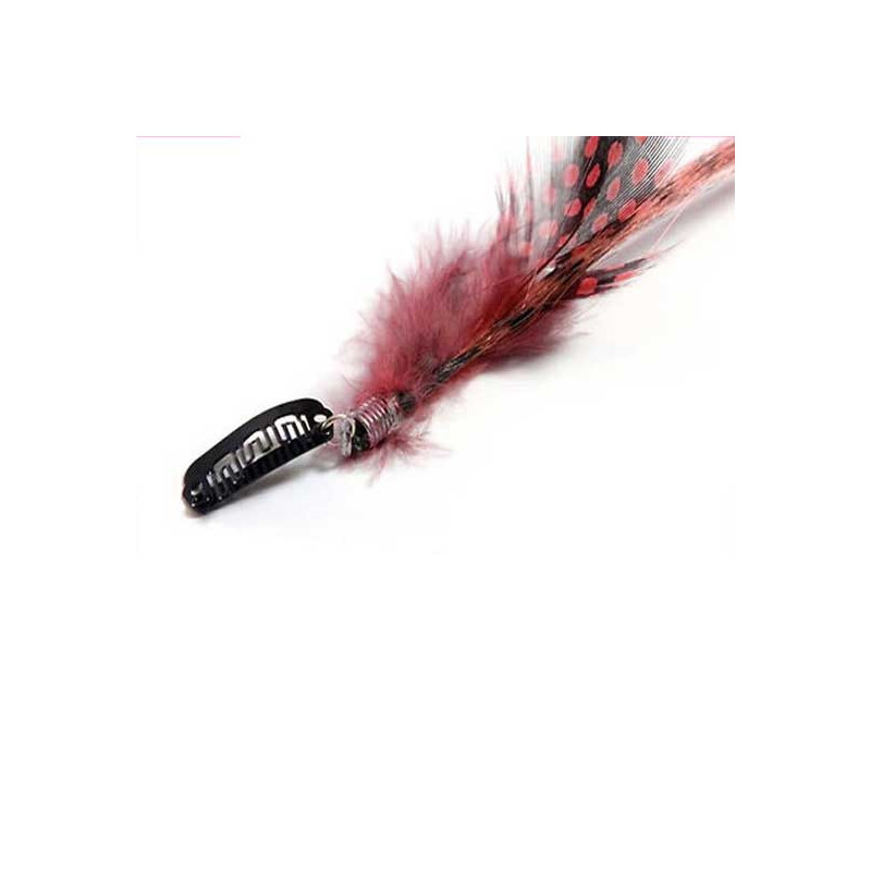Extension plume 35cm Couleur Rouge Extension plume 35cm Couleur Rouge